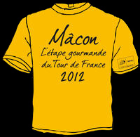 Maillot Jaune étape Gourmande Tour de France Mâcon 2012